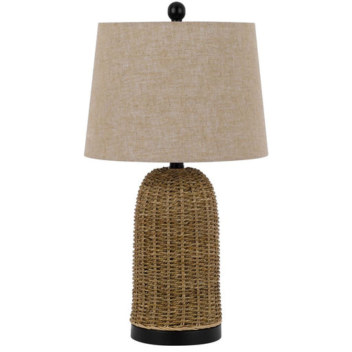 Cal Lighting Indio 1 Lt Table Lamp, Wicker - BO-3207TB