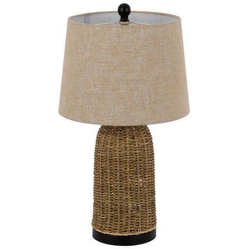 Cal Lighting Indio 1 Lt Table Lamp, Wicker