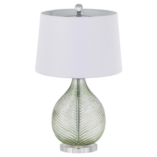 Cal Lighting Coral 1 Lt Table Lamp, Lime