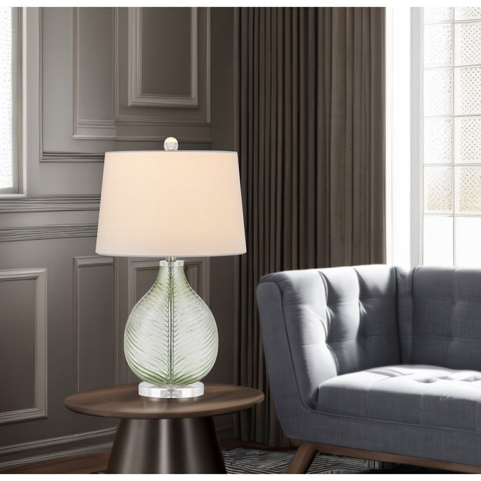 Cal Lighting Coral 1 Lt Table Lamp, Lime