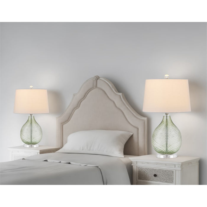 Cal Lighting Coral 1 Lt Table Lamp, Lime
