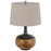 Cal Lighting Yuma 1 Lt Table Lamp, Terra Cotta/Black
