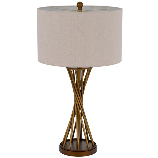 Cal Lighting Urban 1 Lt Table Lamp, Rustic Gold