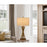 Cal Lighting Urban 1 Lt Table Lamp, Rustic Gold