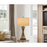 Cal Lighting Urban 1 Lt Table Lamp, Rustic Gold