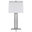 Cal Lighting Lakewood 1 Lt Table Lamp, Brushed Steel