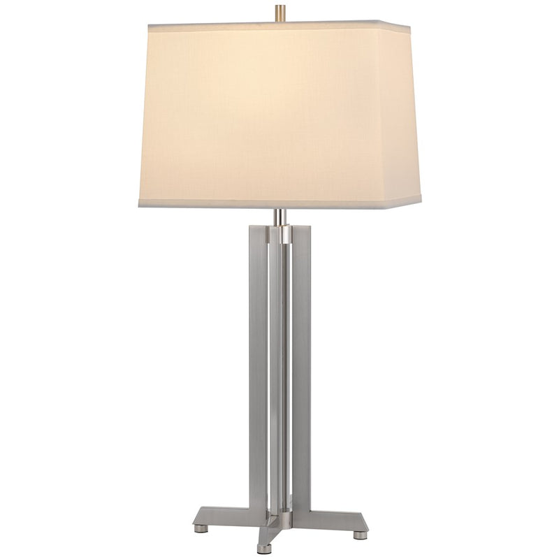 Cal Lighting Lakewood 1 Lt Table Lamp, Brushed Steel