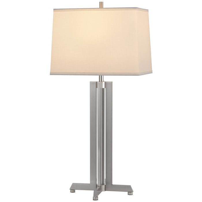 Cal Lighting Lakewood 1 Lt Table Lamp, Brushed Steel