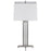 Cal Lighting Lakewood 1 Lt Table Lamp, Brushed Steel