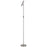 Cal Lighting Christi 1 Lt Torchiere, Brushed Steel