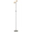 Cal Lighting Christi 1 Lt Torchiere, Brushed Steel