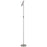 Cal Lighting Christi 1 Lt Torchiere, Brushed Steel