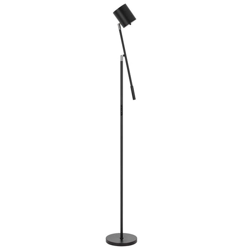 Cal Lighting Racine 1 Lt Floor Lamp, Black