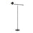 Cal Lighting Racine 1 Lt Floor Lamp, Black