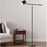 Cal Lighting Racine 1 Lt Floor Lamp, Black