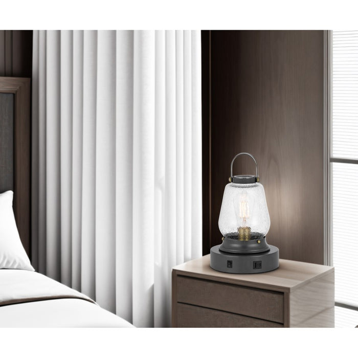 Cal Lighting Terri 1 Lt Accent Lamp, Dark Bronze