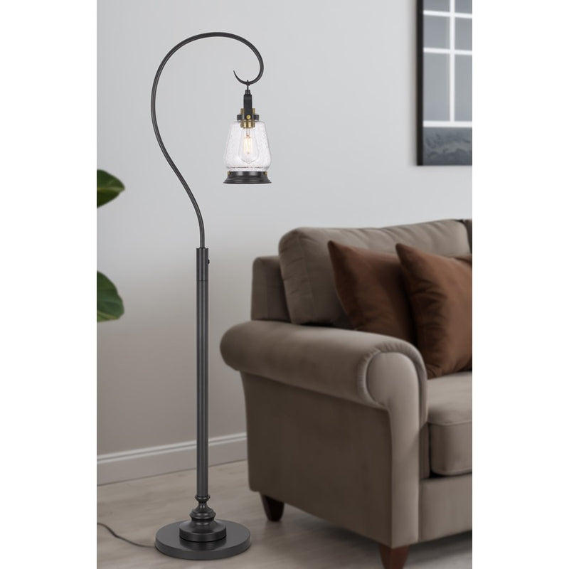 Cal Lighting Terri 1 Lt Floor Lamp, Dark Bronze