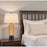 Cal Lighting Wicker 2 Lt Table Lamp, Wicker/Black