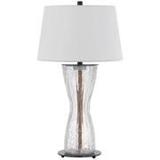 Cal Lighting Andria 2 Lt Table Lamp, Crackle Glass - BO-3220TB