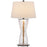 Cal Lighting Andria 2 Lt Table Lamp, Crackle Glass