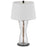 Cal Lighting Andria 2 Lt Table Lamp, Crackle Glass