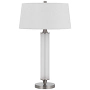 Cal Lighting Pavia 2 Lt Table Lamp, Fluted frosted Glass/Steel - BO-3222TB