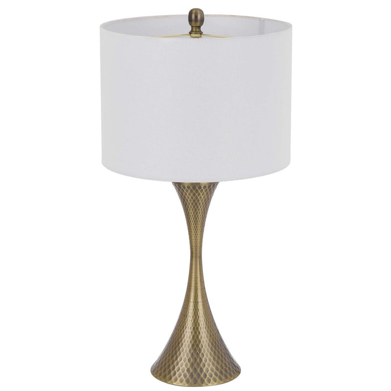 Cal Lighting Imola 1 Lt Table Lamp, Antique Brass
