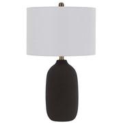 Cal Lighting Trani 1 Lt Table Lamp, Matte Black - BO-3226TB