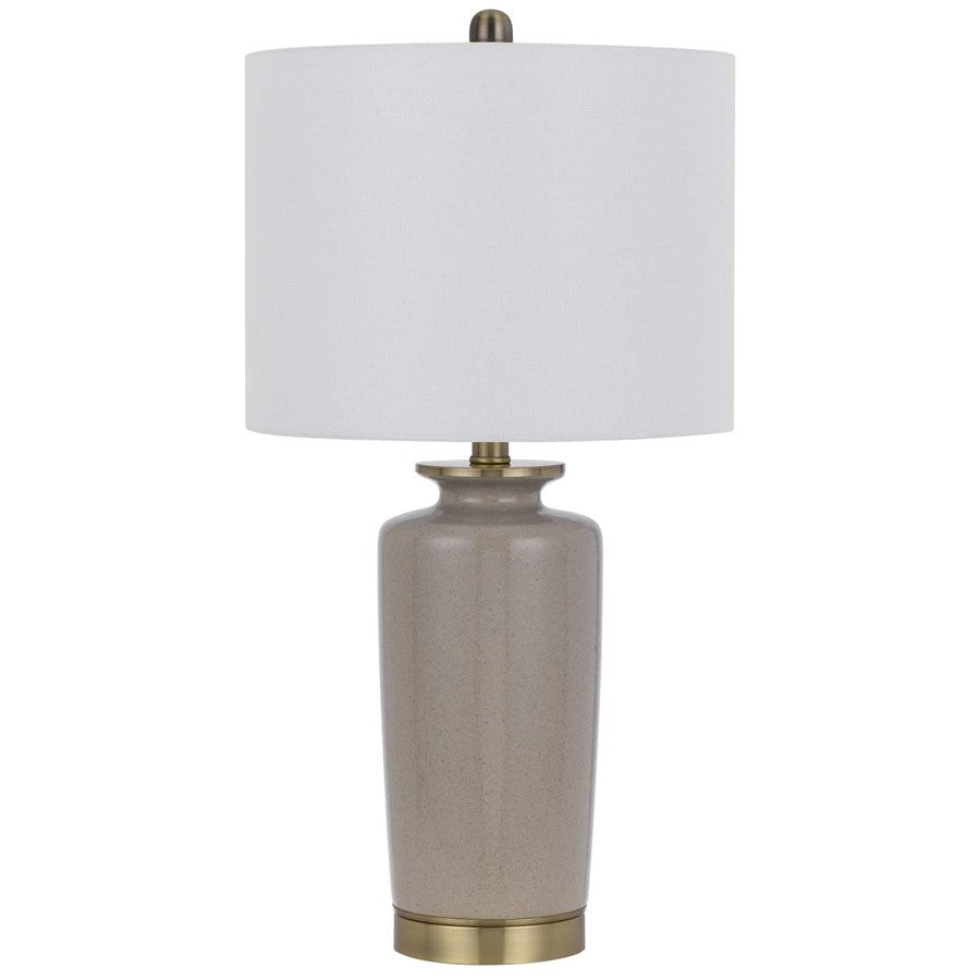 Cal Lighting Modica 1 Lt Table Lamp, Sand/Antique Brass - BO-3227TB