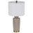 Cal Lighting Modica 1 Lt Table Lamp, Sand/Antique Brass