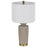 Cal Lighting Modica 1 Lt Table Lamp, Sand/Antique Brass