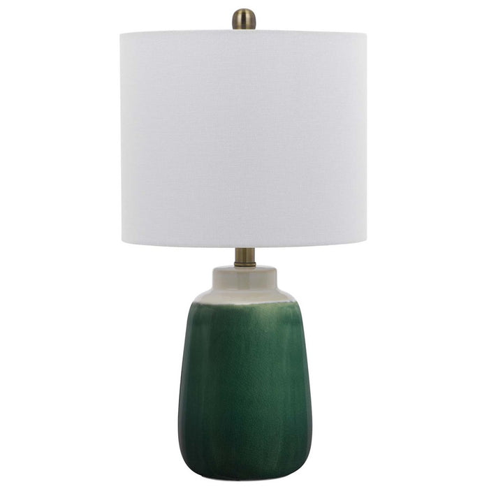 Cal Lighting Crotona 1 Lt Table Lamp, Garden Green - BO-3228TB