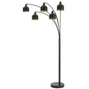 Cal Lighting Lovett 5 Light 86" Floor Lamp, Dark Bronze/Bronze - BO-3231-5-DB