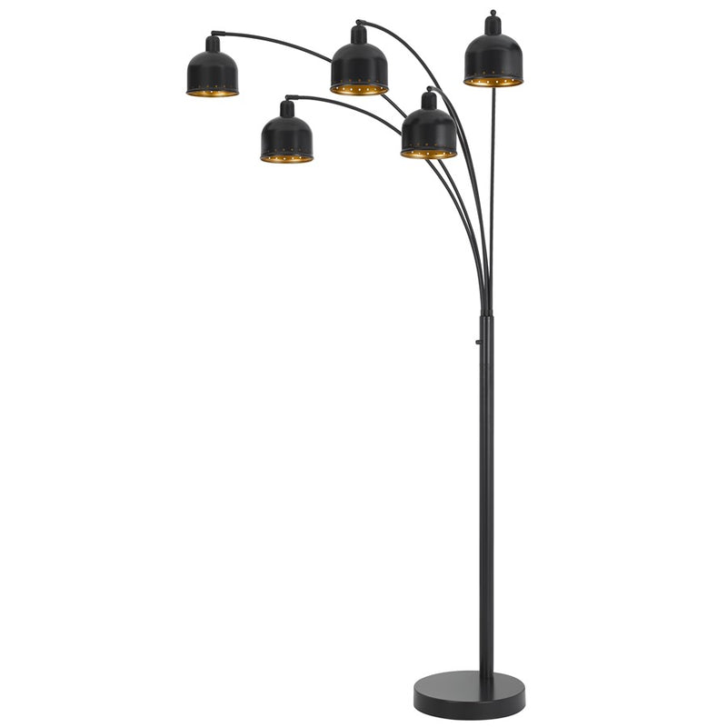 Cal Lighting Lovett 5 Light 86" Floor Lamp, Dark Bronze/Bronze - BO-3231-5-DB