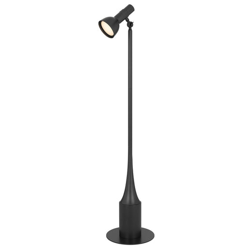 Cal Lighting Allanson 1 Lt 55.5" Floor Lamp, Charcoal Grey