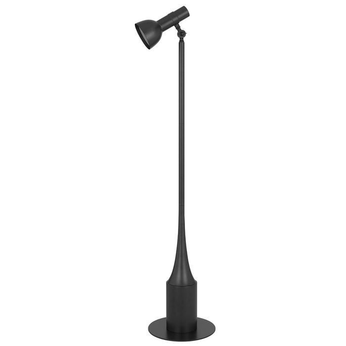 Cal Lighting Allanson 1 Lt 55.5" Floor Lamp, Charcoal Grey
