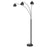 Cal Lighting Carley 3 Lt 92" Floor Lamp, Charcoal Grey - BO-3236-3-GR