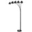 Cal Lighting Carley 5 Light 88" Floor Lamp, Charcoal Grey - BO-3236-5-GR