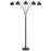 Cal Lighting Carley 5 Light 88" Floor Lamp, Charcoal Grey