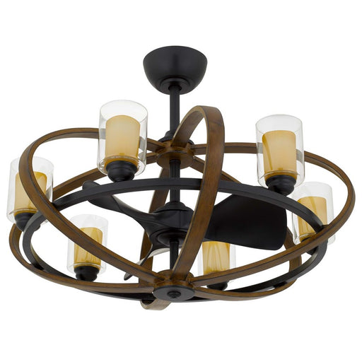 Cal Lighting Summerville 6 Lt Fandelier, Rustic