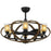 Cal Lighting Summerville 6 Lt Fandelier, Rustic