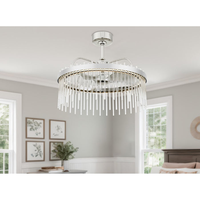 Cal Lighting Anzio Fandelier, Chrome