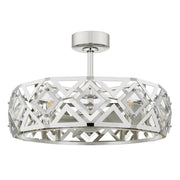 Cal Lighting Bario 6 Lt Fandelier, Chrome - CF-1008