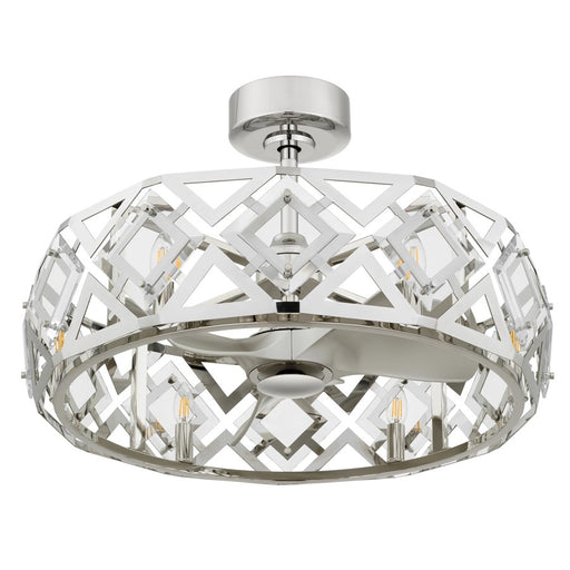 Cal Lighting Bario 6 Lt Fandelier, Chrome