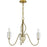 Cal Lighting Kalamaria 3 Lt Chand, Antique Brass