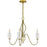 Cal Lighting Kalamaria 3 Lt Chand, Antique Brass
