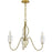Cal Lighting Kalamaria 5 Lt Chand, Antique Brass - FX-3818-5