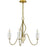 Cal Lighting Kalamaria 5 Lt Chand, Antique Brass