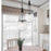 Cal Lighting Cordoba 1 Lt Pend, Glass/Iron Grey/Antique Brass