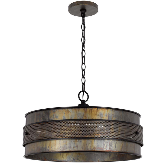 Cal Lighting Heraklion 3 Lt Chand, Aged Bronze - FX-3822-3